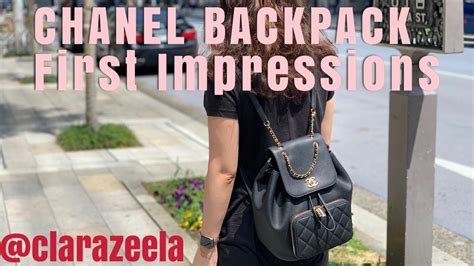 chanel backpack review.